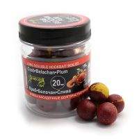 Бойлы Grandcarp долгорастворимые 150г 20мм Краб-белачан-слива фотография