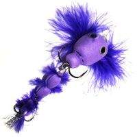 Мандула Strike імітація бичка з пір'ям FG63 фіолетова Фотографія