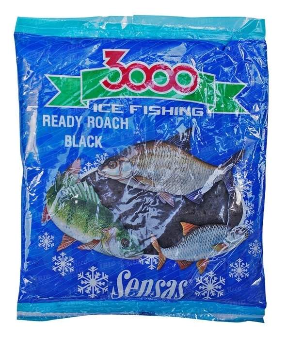Sensas 3000 Ice Fishing 0.5кг Roach Black ready 01072 фотография