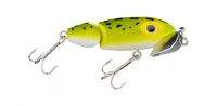 Воблер Arbogast Jitterbug Jointed Clicker G625 06-Frog-White Belly Фотографія