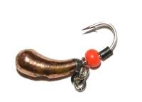 Мормышка Riga уралка с цепочкой 4мм медь 107040с фотография