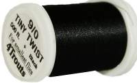 Монтажна нитка 4Trouts Tiny Twist 9/0 Black 500ft Фотографія