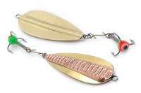 Блешня прямовисна РВС 2-х стороння Кюве 4г золото-мідь Фотографія