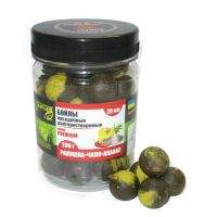 Бойлы Grandcarp долгорастворимые 200г 20мм Ракушка чили ананас фотография