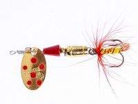 Блешня Panther Martin Splendex Zavorra con Mosca 3г G/R Фотографія