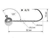 Джиг-головка з пружиною DS Barbarian 5г №4/0 1шт Фотографія