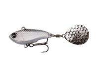 Блесна Savage Gear Fat Tail Spin 5.5см 9г White Silver фотография