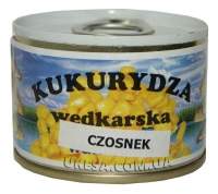 Кукурудза Angel-sport в банку 85г часник Фотографія