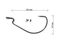 Гачки офсетні Fanatik FO-3315 №8 6шт Фотографія