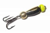 Мормышка Grifon Дьявол с шариком 3.0мм золото фотография