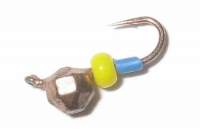 Мормишка кулька з бісером 2630-C мідь Фотографія