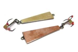 Блесна Изюмская Трехгранка с тройником фотография