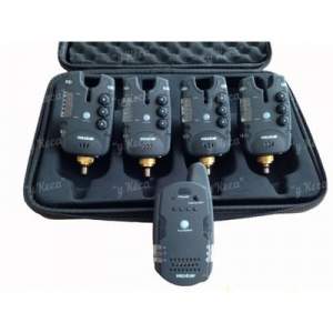 Набір сигналізаторів World4carp FA211-4V2 з пейджером Фотографія