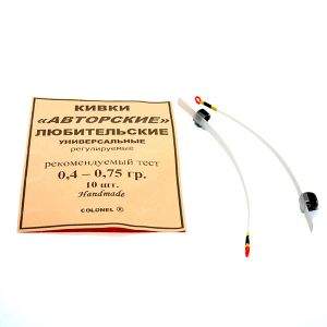 Кивок авторський Аматорський двоконусного 0.4-0.75 г для гри Фотографія