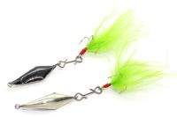 Блешня прямовисна РЛ трійник із зеленою мухою 2627 S-B Фотографія