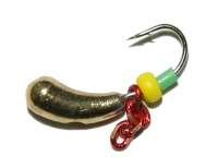 Мормышка Riga уралка с цепочкой 3мм золото 107030с фотография