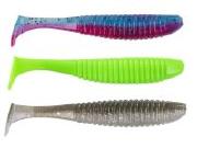 Силікон Angry Baits Shiner 3.0" AB Mix-10 UV 6шт Фотографія
