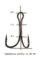 Двойник Gamakatsu Double 21 NS №1 5шт фотография