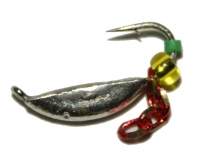 Мормышка Riga супер банан с цепочкой  2.0мм серебро 110020с фотография