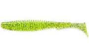 Силикон Fishup U-Shad 3.5" 055-Chartreuse-Black 8шт фотография