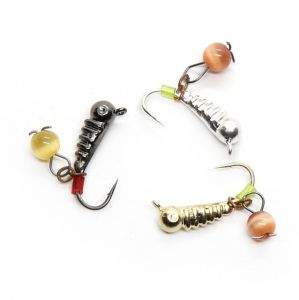 Мормышка личинка с подвеской фотография