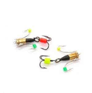 Мормишка Grifon Відьма 2 гачка і трійник Фотографія