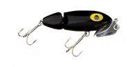 Воблер Arbogast Jitterbug Jointed G620 64F 02-Black Фотографія