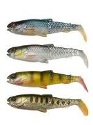 Силикон Savage Gear Craft Cannibal Paddletail 12.5см Clear Water Mix 4шт фотография