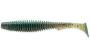 Силикон Fishup U-Shad 4.0" 017-Motor Oil Pepper 8шт фотография