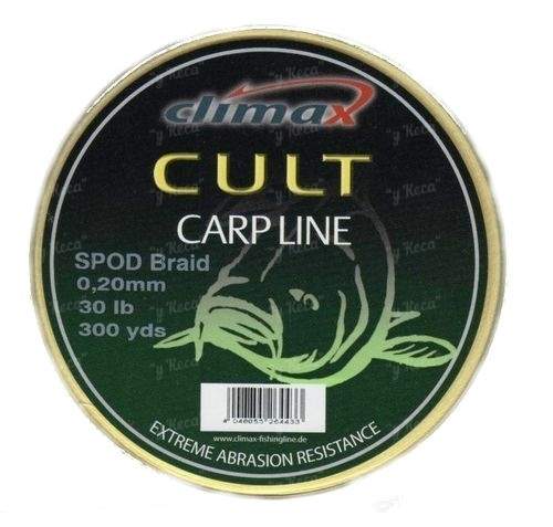 Шнур Climax Cult Spod Braid 30Lb 274м желтый фотография