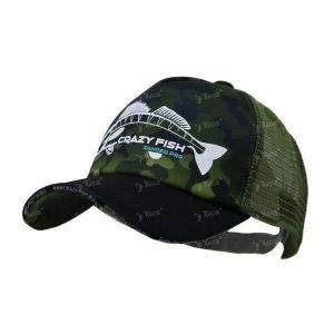 Кепка тракер Crazy Fish Camo Zander pro olive M фотография