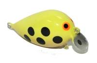 Воблер Буг Пуголовок 40S жовтий в чорну крапку Фотографія