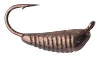 Мормышка банан с насечкой Shark 3.0мм медь 390 фотография