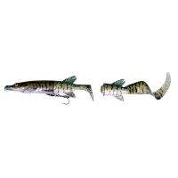 Воблер Savage Gear 3D Hybrid Pike 170SS 07-Green Silver Pike Фотографія