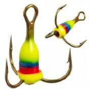 Тройник для зимней блесны Stream Mustad №10 3D глаз 105 фотография