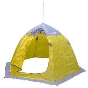 Намет зимова Fishing ROI 206AT автомат-шестигранник жовто-сіра 2.8*2.4*h1.6м Фотографія