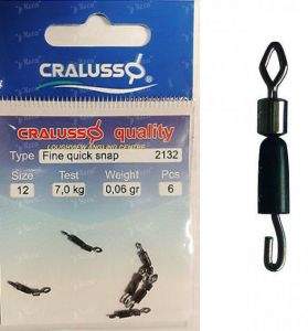 Вертлюжок быстросъемный Cralusso Fine quick snap фотография