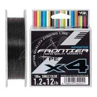 Шнур YGK Frontier X4 Assorted Single Color 100m #1.0/10lb фотография