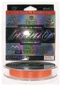 Шнур Kosadaka Infinity 150м 0.06мм 3.55кг Orange фотография