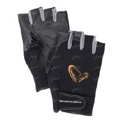 Перчатки Savage Gear Neoprene Half Finger Black фотография