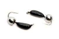 Мормышка Grifon Банан 2.5мм Никелевый шарик фотография