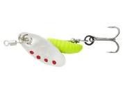 Блесна Savage Gear Grub Spinners #2 Silver Red Lime фотография