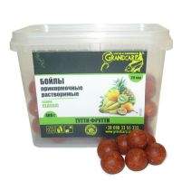 Бойлы Grandcarp растворимые 400г 20мм Тутти-фрутти фотография