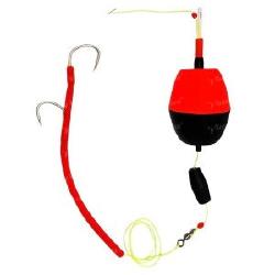 Оснастка для ловли сома Профи Трофей (поплавок 100г,2 крючка,груз 40г) фотография