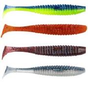 Силікон Angry Baits Shiner 4.0" AB Mix-1 4шт Фотографія