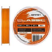 Волосінь Brain Classic Carp Line 150m 0.30mm orange Фотографія