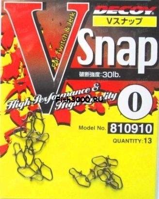 Застібка Decoy V Snap SN-2 №0 13шт Фотографія