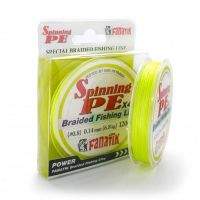 Шнур Fanatik Spinning PE X4 120м Yellow 0.8/0.14 мм Фотографія
