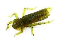 Силікон Fishup Dragonfly 1.2" 074-Flo Green Pumpkin Seed 10шт Фотографія