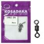 Вертлюжки Kosadaka Impressed rolling swivel 1002-4 10шт Фотографія